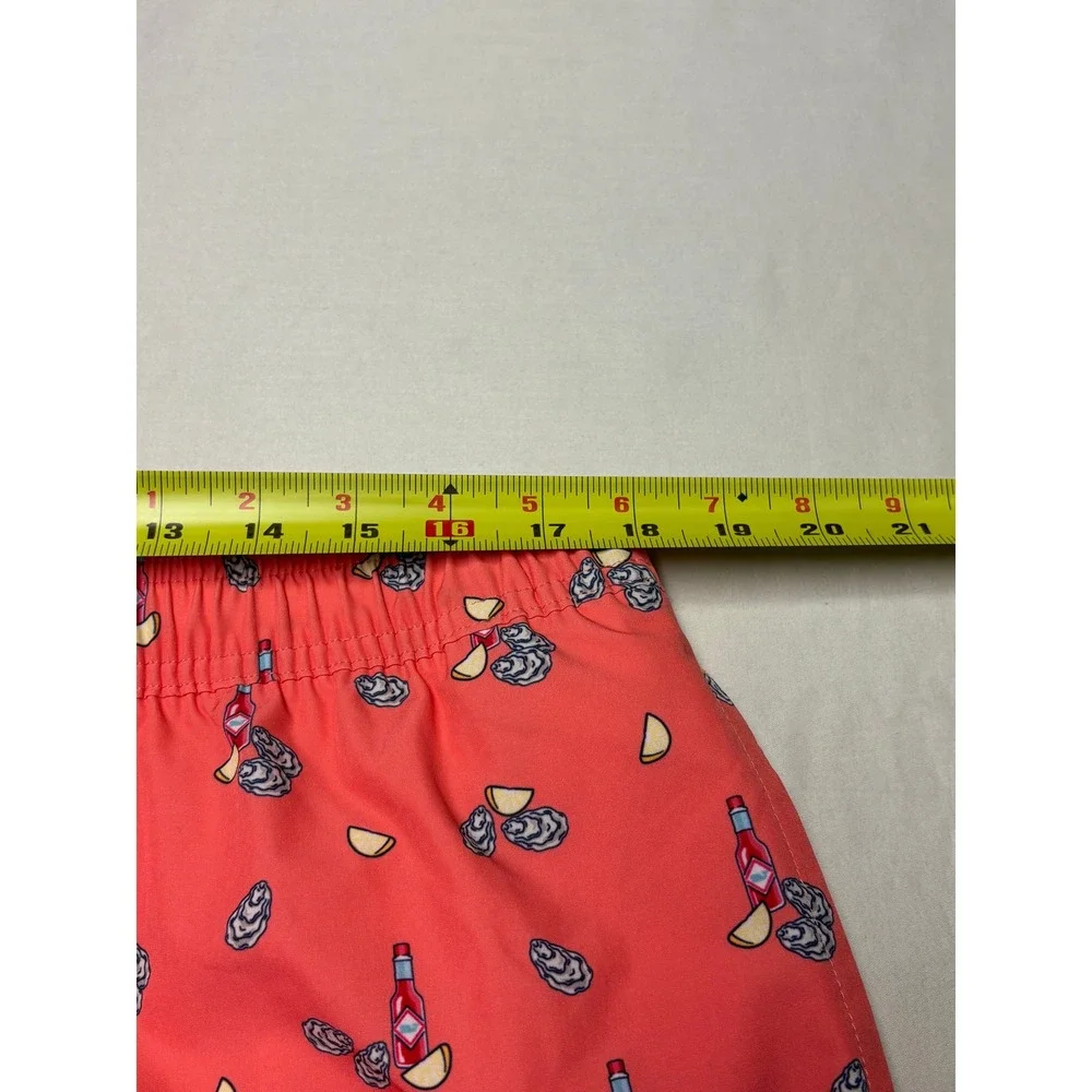 Vineyard Vines Mens XL W36 L5 Chappy‎ Swim Trunks Coral Oyster Hot Sauce